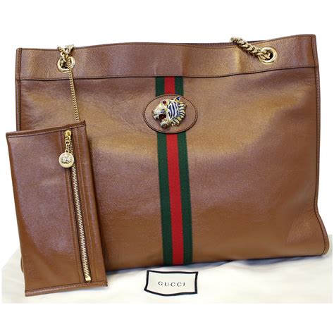 gucci tote bag leather|gucci shoulder tote bag.